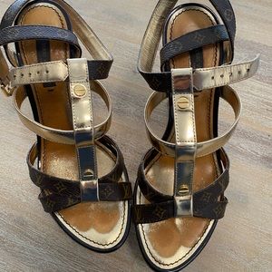 Authentic Louis Vuitton wedges